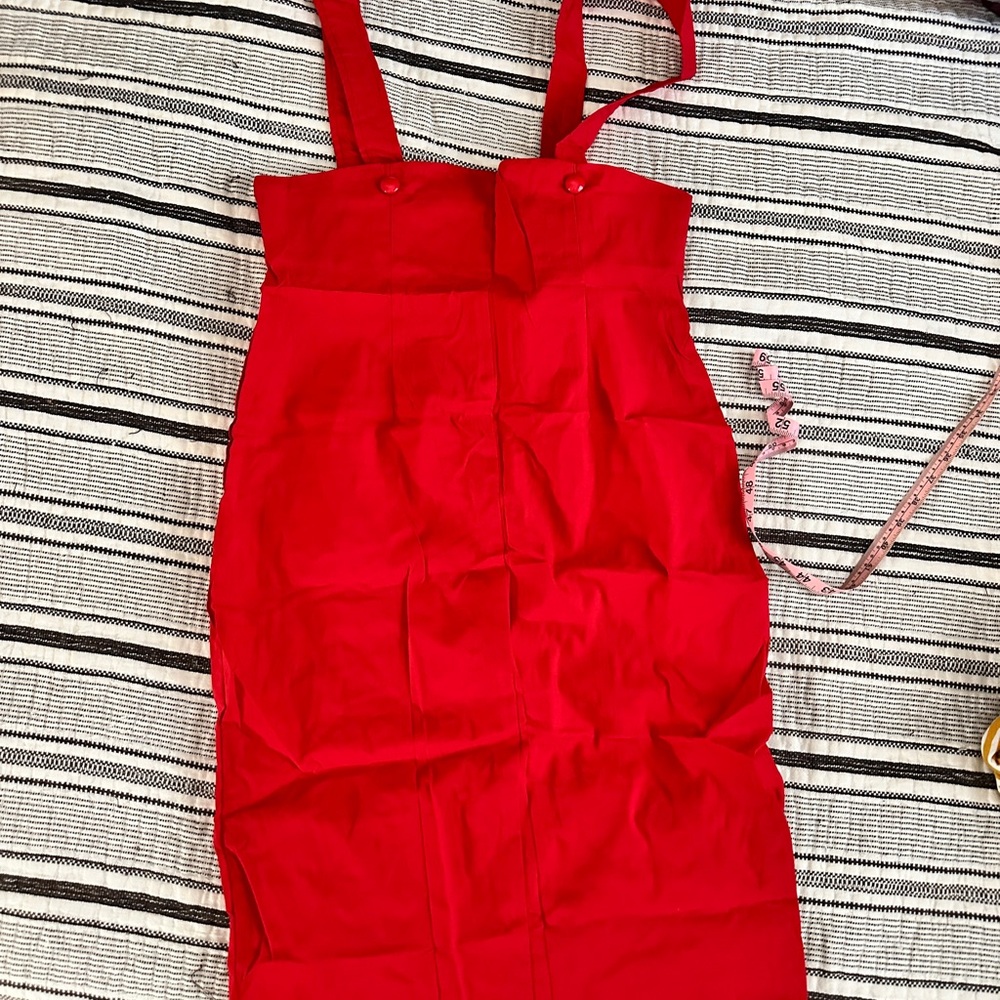 Tatyana Red Pencil Skirt